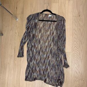 Missoni Striped Knit Cardigan multi color